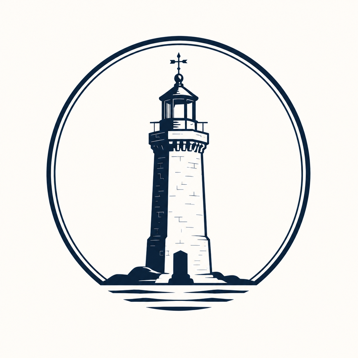 Tomis lighthouse logo